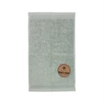 Toalla lisa de rizo Jade 100% algodón-Vicente Barcelo Baño-Anis-30 x 50 cm