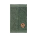 Toalla lisa de rizo Jade 100% algodón-Vicente Barcelo Baño-Kaki-30 x 50 cm