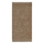 Toalla lisa de rizo Jade 100% algodón-Vicente Barcelo Baño-Taupe-50 x 100 cm