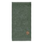 Toalla lisa de rizo Jade 100% algodón-Vicente Barcelo Baño-Kaki-50 x 100 cm