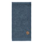 Toalla lisa de rizo Jade 100% algodón-Vicente Barcelo Baño-Jeans-50 x 100 cm