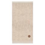 Toalla lisa de rizo Jade 100% algodón-Vicente Barcelo Baño-Beige-50 x 100 cm