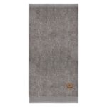 Toalla lisa de rizo Jade 100% algodón-Vicente Barcelo Baño-Gris-70 x 140 cm