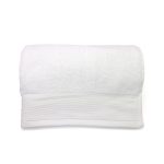 Toalla lisa de rizo Jade 100% algodón-Vicente Barcelo Baño-Blanco-100 x 150 cm