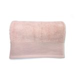 Toalla lisa de rizo Jade 100% algodón-Vicente Barcelo Baño-Rosa-100 x 150 cm