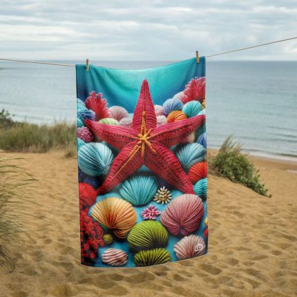 Toalla playa estrella mar